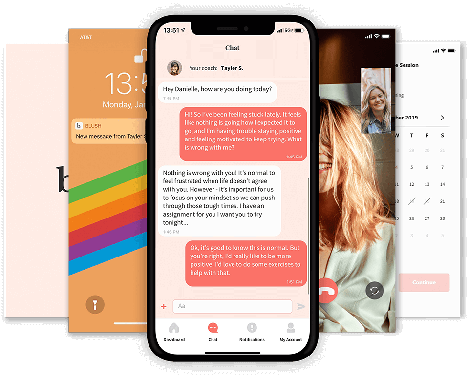 Online Life Coaching On Mobile
