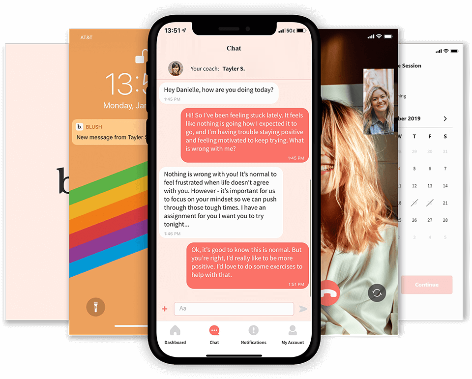 Online Life Coaching On Mobile